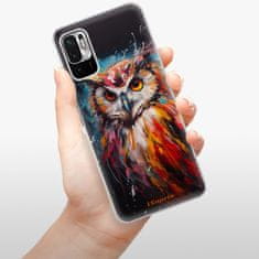 iSaprio Silikónové puzdro - Abstract Owl pre Xiaomi Redmi Note 10 5G