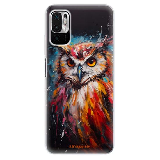 iSaprio Silikónové puzdro - Abstract Owl pre Xiaomi Redmi Note 10 5G