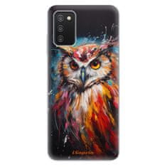 iSaprio Silikónové puzdro - Abstract Owl pre Samsung Galaxy A03s
