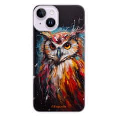 iSaprio Silikónové puzdro - Abstract Owl pre iPhone 14