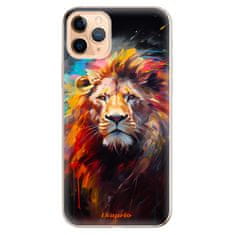 iSaprio Silikónové puzdro - Abstract Lion pre Apple iPhone 11 Pro Max