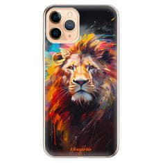 iSaprio Silikónové puzdro - Abstract Lion pre Apple iPhone 11 Pro