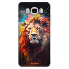 iSaprio Silikónové puzdro - Abstract Lion pre Samsung Galaxy J5 (2016)