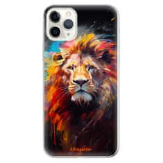 iSaprio Silikónové puzdro - Abstract Lion pre Apple iPhone 11 Pro Max