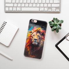 iSaprio Silikónové puzdro - Abstract Lion pre Apple iPhone 6 Plus