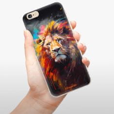 iSaprio Silikónové puzdro - Abstract Lion pre Apple iPhone 6 Plus