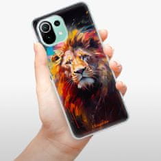 iSaprio Silikónové puzdro - Abstract Lion pre Xiaomi Mi 11 Lite