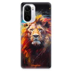 iSaprio Silikónové puzdro - Abstract Lion pre Xiaomi Poco F3