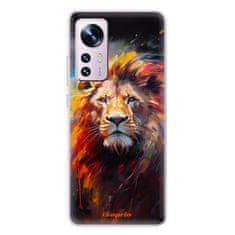 iSaprio Silikónové puzdro - Abstract Lion pre Xiaomi 12 / 12X