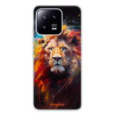 iSaprio Silikónové puzdro - Abstract Lion pre Xiaomi 13