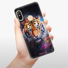 iSaprio Silikónové puzdro - Abstract Tiger pre Xiaomi Mi A2 Lite