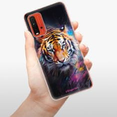 iSaprio Silikónové puzdro - Abstract Tiger pre Xiaomi Redmi 9T