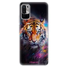 iSaprio Silikónové puzdro - Abstract Tiger pre Xiaomi Redmi Note 10 5G