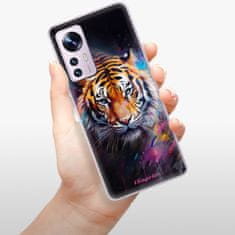 iSaprio Silikónové puzdro - Abstract Tiger pre Xiaomi 12 / 12X