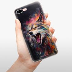 iSaprio Silikónové puzdro - Abstract Wolf pre Apple iPhone 7 Plus / 8 Plus