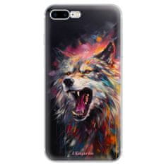 iSaprio Silikónové puzdro - Abstract Wolf pre Apple iPhone 7 Plus / 8 Plus