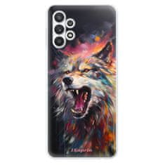 iSaprio Silikónové puzdro - Abstract Wolf pre Samsung Galaxy A32 LTE