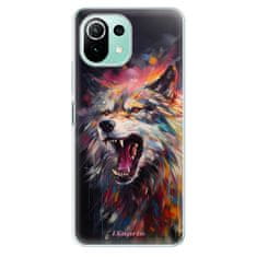 iSaprio Silikónové puzdro - Abstract Wolf pre Xiaomi Mi 11 Lite