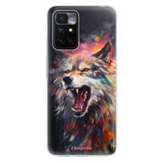 iSaprio Silikónové puzdro - Abstract Wolf pre Xiaomi Redmi 10