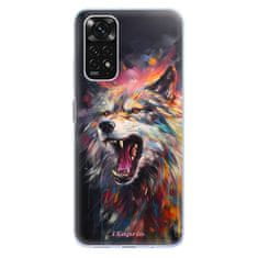 iSaprio Silikónové puzdro - Abstract Wolf pre Xiaomi Redmi Note 11 / Note 11S