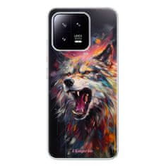 iSaprio Silikónové puzdro - Abstract Wolf pre Xiaomi 13