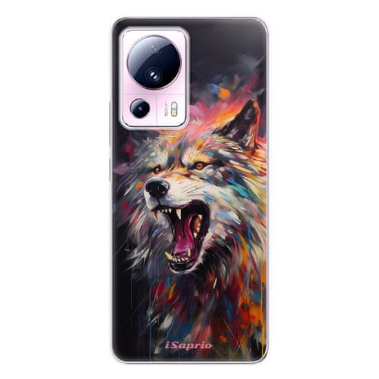 iSaprio Silikónové puzdro - Abstract Wolf pre Xiaomi 13 Lite