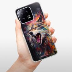 iSaprio Silikónové puzdro - Abstract Wolf pre Xiaomi 13