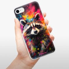 iSaprio Silikónové puzdro - Abstract Racoon pre Apple iPhone SE 2020