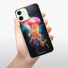 iSaprio Silikónové puzdro - Abstract Jellyfish pre Apple iPhone 12 Mini