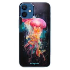 iSaprio Silikónové puzdro - Abstract Jellyfish pre Apple iPhone 12 Mini