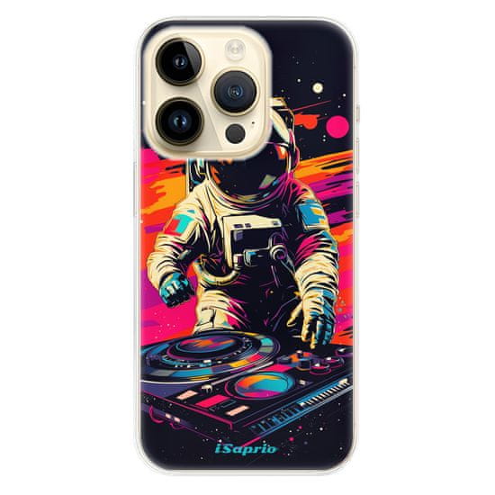 iSaprio Silikónové puzdro - Astronaut DJ pre iPhone 14 Pro