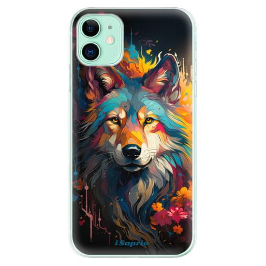 iSaprio Silikónové puzdro - Mysterious Wolf pre Apple iPhone 11