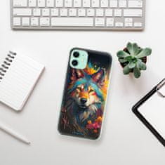 iSaprio Silikónové puzdro - Mysterious Wolf pre Apple iPhone 11