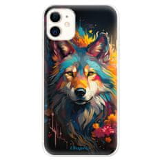 iSaprio Silikónové puzdro - Mysterious Wolf pre Apple iPhone 11