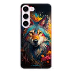 iSaprio Silikónové puzdro - Mysterious Wolf pre Samsung Galaxy S23 5G