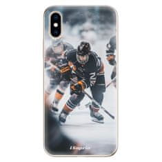 iSaprio Silikónové puzdro - Ice Hockey 12 pre Apple iPhone XS