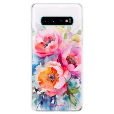 iSaprio Silikónové puzdro - Peony 12 pre SAMSUNG GALAXY S10