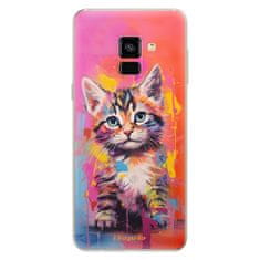 iSaprio Silikónové puzdro - Kitten pre Samsung Galaxy A8 2018