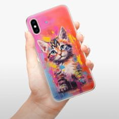 iSaprio Silikónové puzdro - Kitten pre Apple iPhone XS