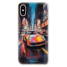 iSaprio Silikónové puzdro - Abstract Porsche pre Apple iPhone XS