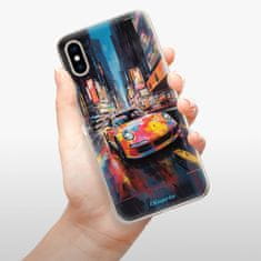 iSaprio Silikónové puzdro - Abstract Porsche pre Apple iPhone XS