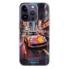 iSaprio Silikónové puzdro - Abstract Porsche pre iPhone 14 Pro