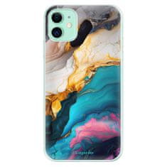 iSaprio Silikónové puzdro - Color Marble 21 pre Apple iPhone 11