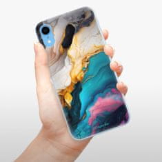 iSaprio Silikónové puzdro - Color Marble 21 pre Apple iPhone Xr