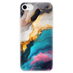 iSaprio Silikónové puzdro - Color Marble 21 pre Apple iPhone SE 2020