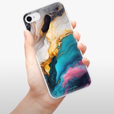 iSaprio Silikónové puzdro - Color Marble 21 pre Apple iPhone SE 2020