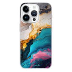 iSaprio Silikónové puzdro - Color Marble 21 pre iPhone 15 Pro