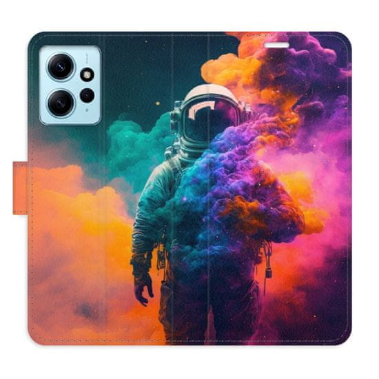 iSaprio Flipové puzdro - Astronaut in Colours 02 pre Xiaomi Redmi Note 12 5G