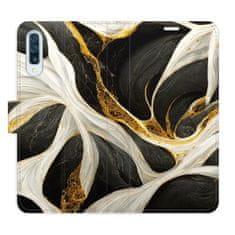 iSaprio Flipové puzdro - BlackGold Marble pre Samsung Galaxy A50