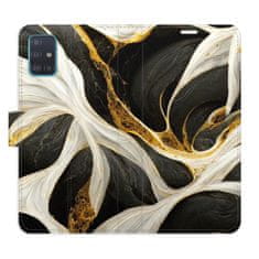 iSaprio Flipové puzdro - BlackGold Marble pre Samsung Galaxy A51